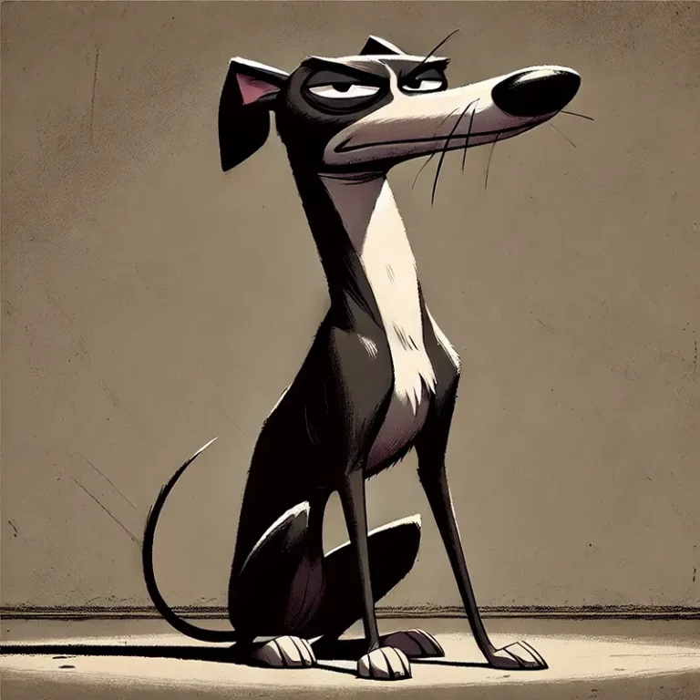 Chani der Whippet hat ein großes Ego