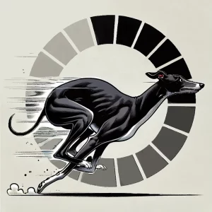 Chani der Whippet ist verdammt schnell (wirklich jetzt)