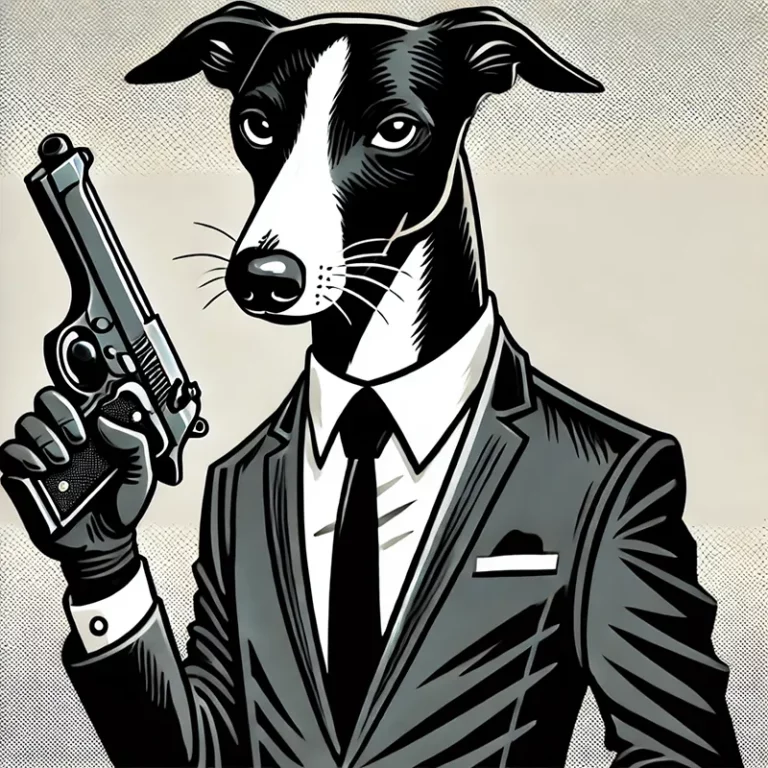 Chani der Whippet ist eine Killerin